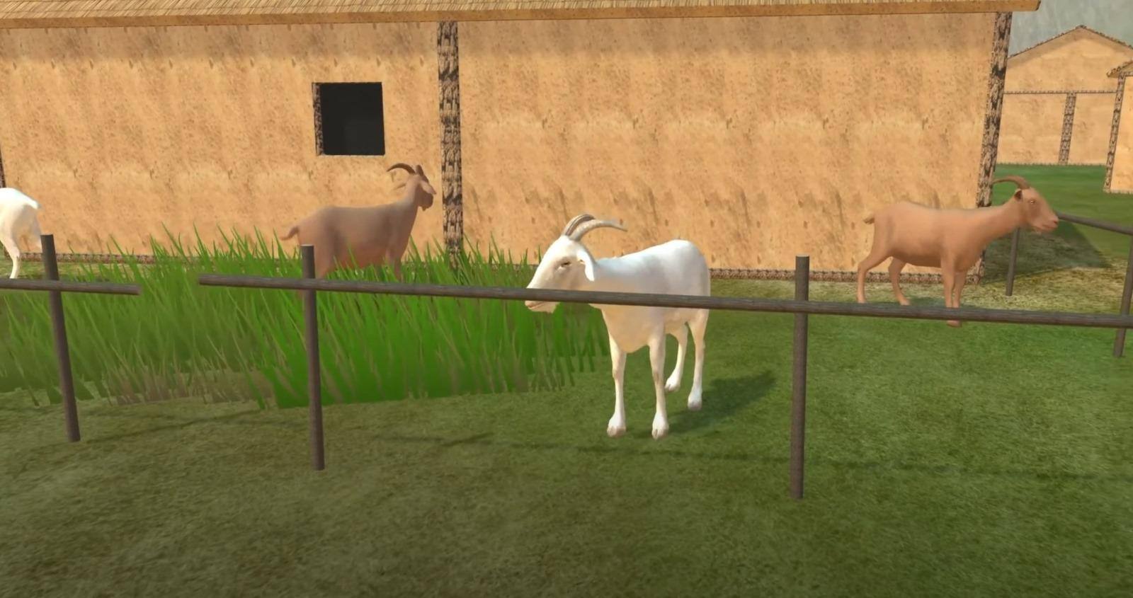 Animale domestice în așezarea reconstituită